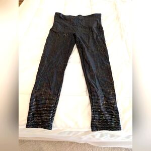 Spanx iridescent 7/8 leggings, size XL
